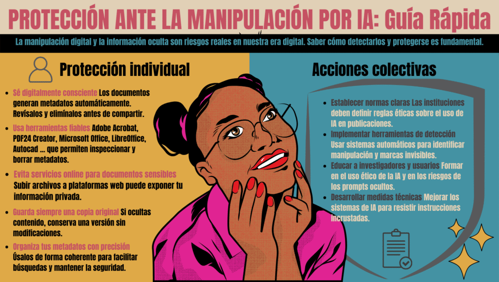 medidas de proteccion ante la manipulacion con IA