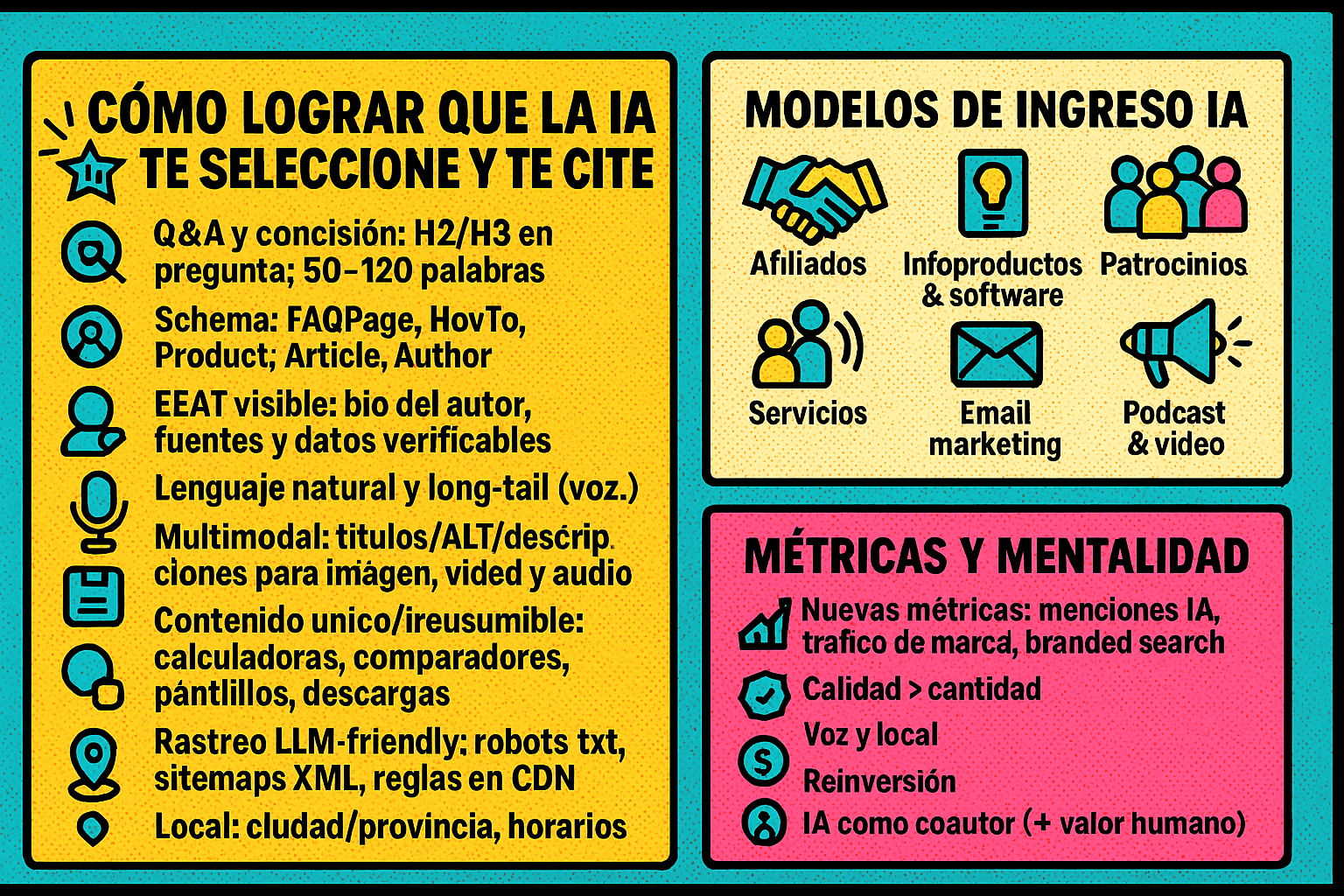 como lograr que la IA te seleccione y te cite