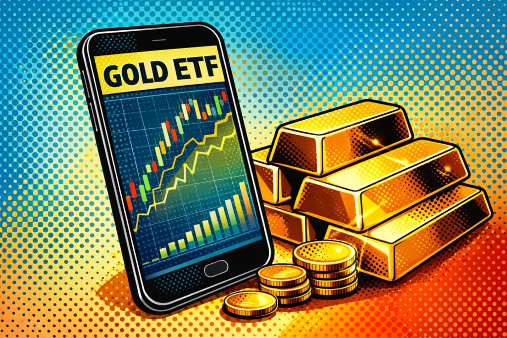 ETF de oro como forma sencilla de invertir en oro sin comprar lingotes