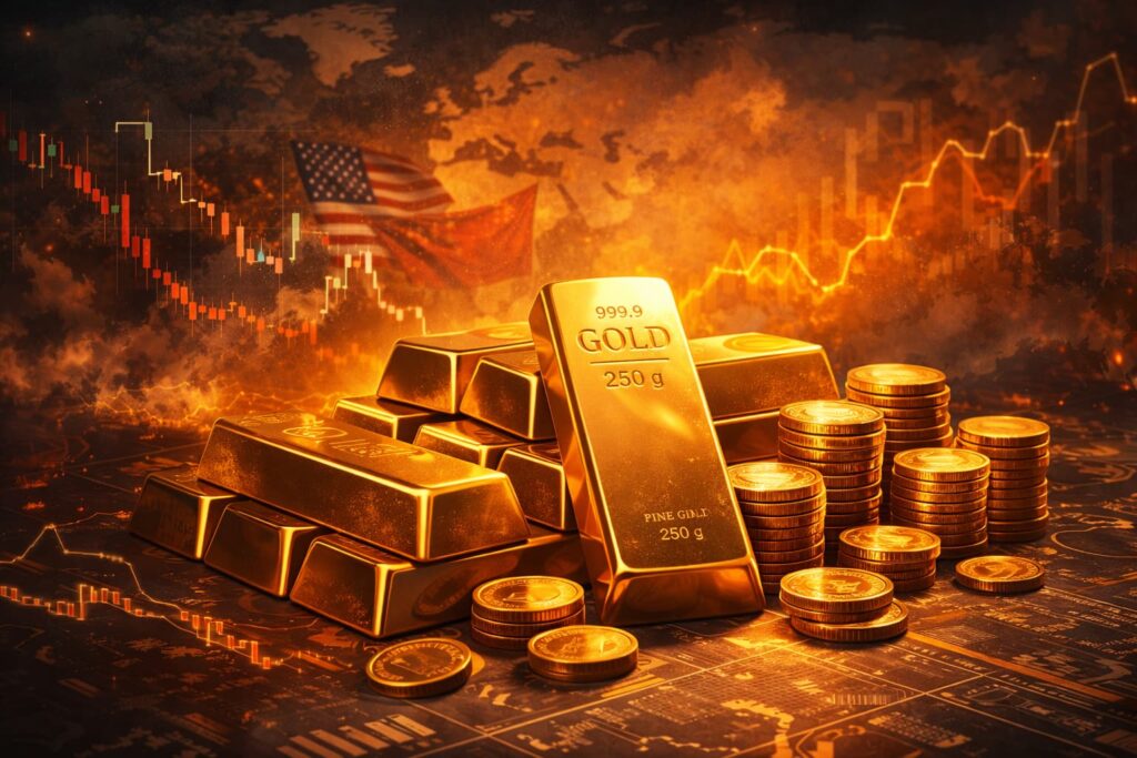 Lingotes de oro como activo refugio en un contexto económico incierto
