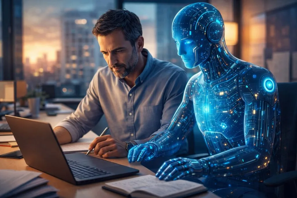 Colaboración entre humanos e inteligencia artificial en el entorno laboral